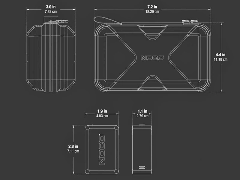 NOCO U65 65W USB-C Hurtigoplader til GBX og Elektronik - Billede 3