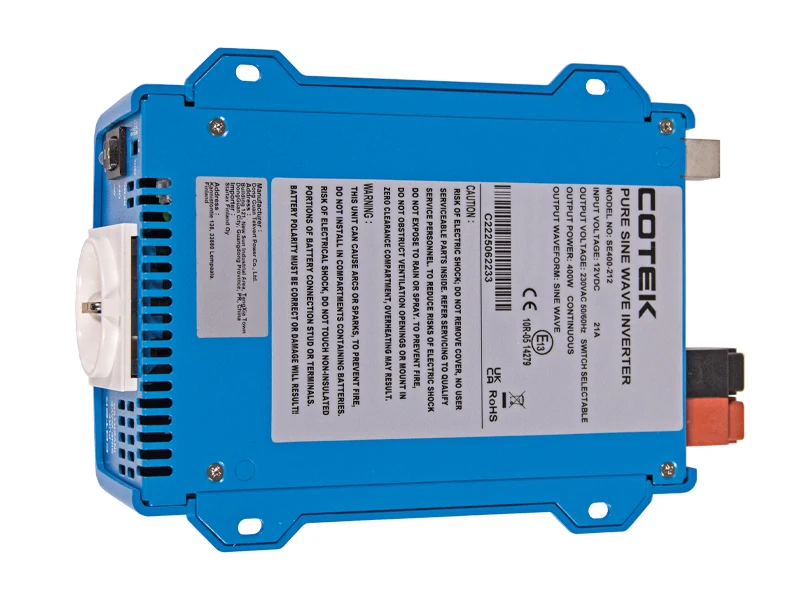 COTEK SP-400 12V 400W Ren Sinus Inverter 230V - Billede 3