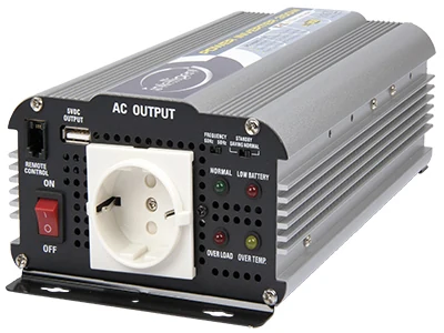 Intelligent 700W 12V til 230V Ren Sinus Inverter - Ledekstralys.dk