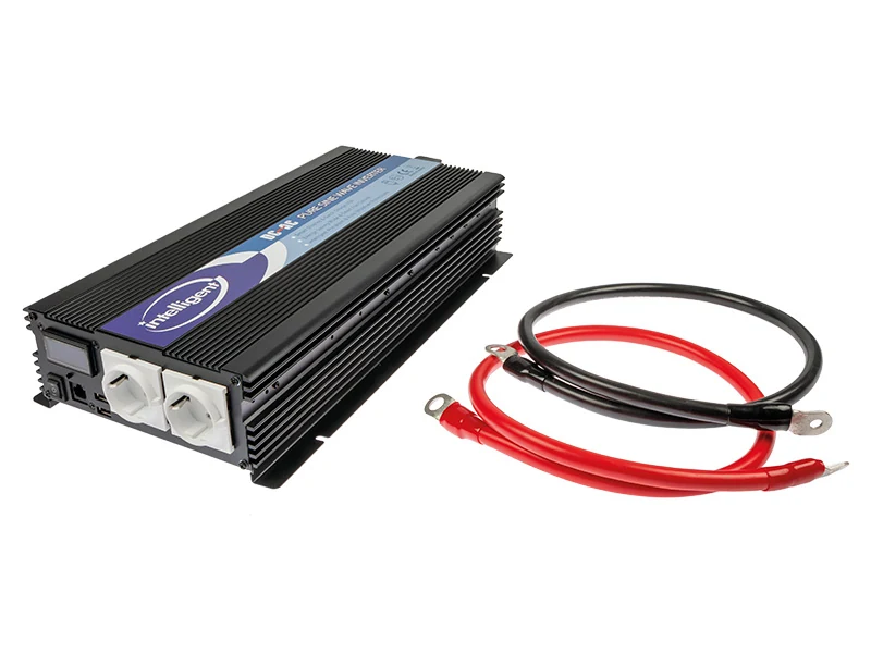 Intelligent 2000W 12V til 230V Ren Sinus Inverter - Ledekstralys.dk
