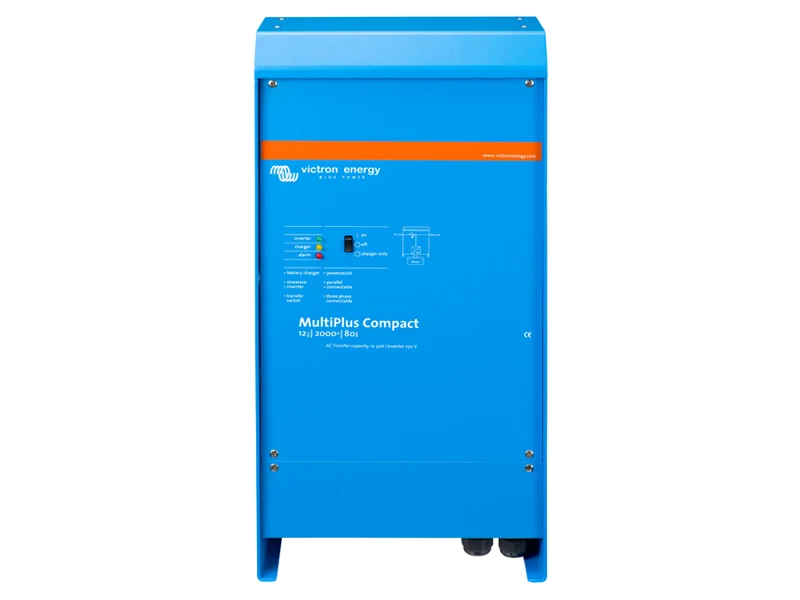 Victron MultiPlus 12V/2000VA 230V Ren Sinus Inverter og Lader - Ledekstralys.dk