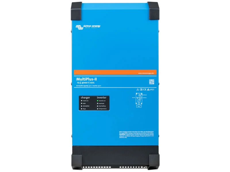 Victron MultiPlus-II 12V/3000VA 230V Ren Sinus Inverter og Lader - Ledekstralys.dk
