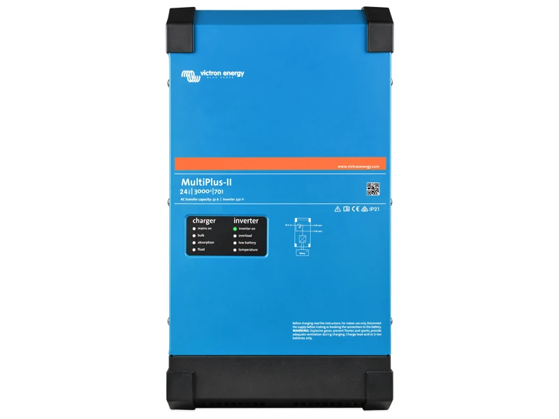 Victron MultiPlus-II 24V/3000VA 230V Ren Sinus Inverter og Lader - Ledekstralys.dk