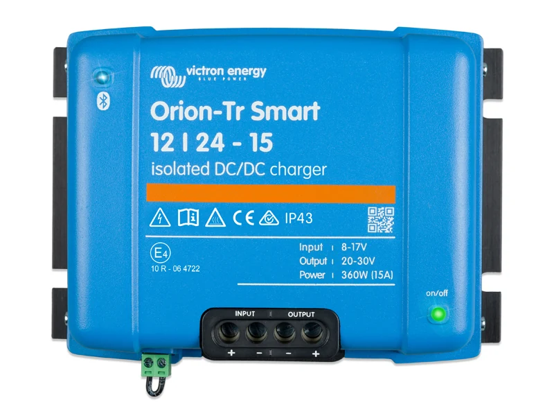 Victron Orion-tr SMART Akulaadija 12/24-15A (360w) Dc-dc Isoleer (1702-87414) - Ledekstralys.dk