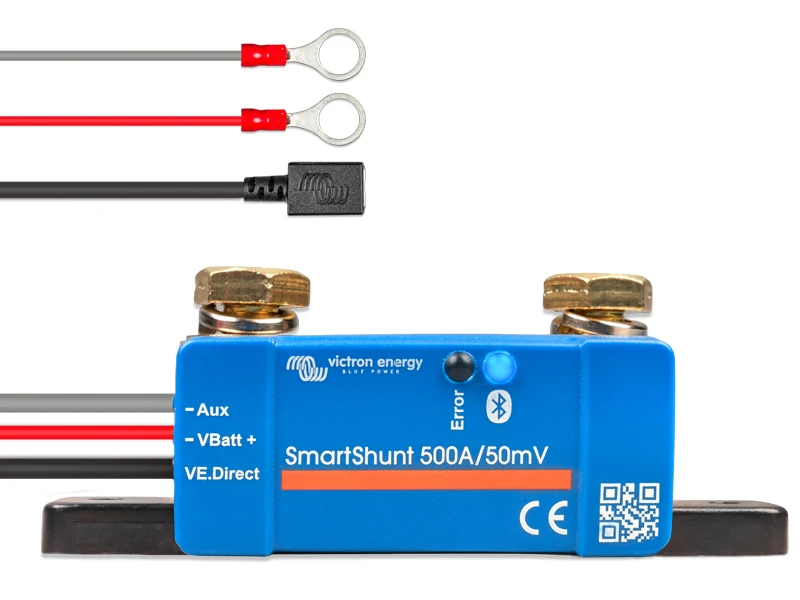 Victron Smartshunt 500A/50MV IP65 (1702-87470) - Ledekstralys.dk