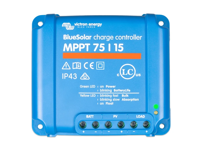Victron BlueSolar MPPT 75/15 Laderegulator (1702-87680) - Ledekstralys.dk