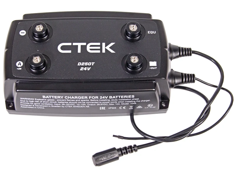 CTEK Ctek D250T 24V 10A Dc/Dc-Laturi (1703-40-373) - Ledekstralys.dk