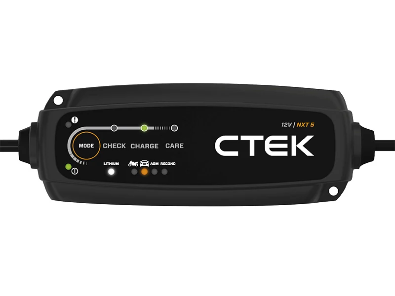 CTEK NXT 5.0 Automatisk Batterilader 12V 5A - Ledekstralys.dk