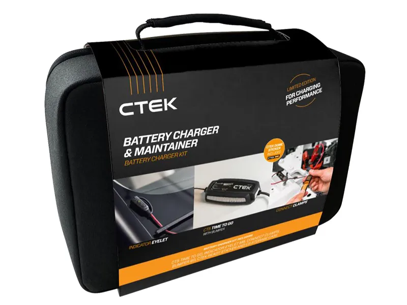CTEK CT5 TIME TO GO Batterilader 12V 14-130Ah med Vedligeholdelsesladning - Billede 5