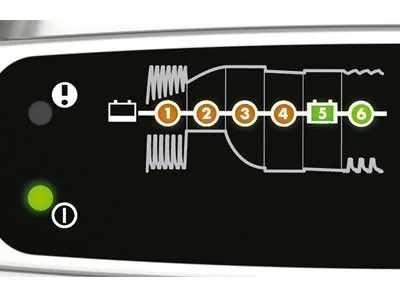 CTEK XS 0.8 Batterilader 12V - Automatisk 6-Faset Lader til Bly-Syre Batterier - Billede 3