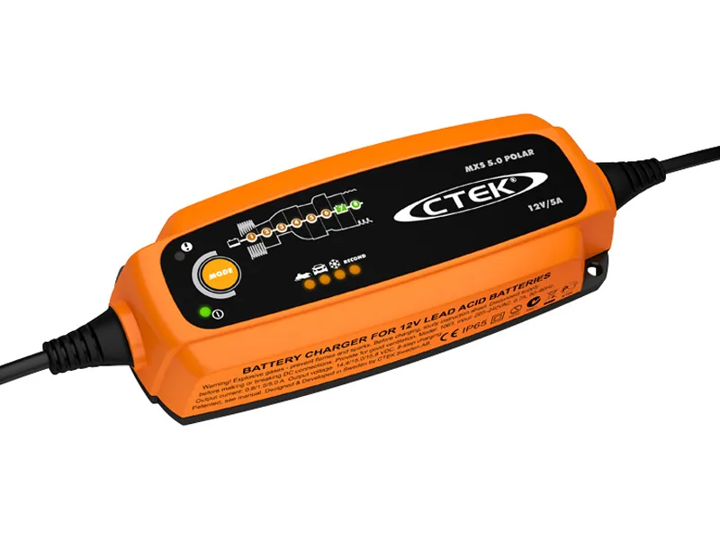 CTEK MXS 5.0 POLAR Batterilader 12V 1.2-110Ah - Arktisk Edition - Billede 2