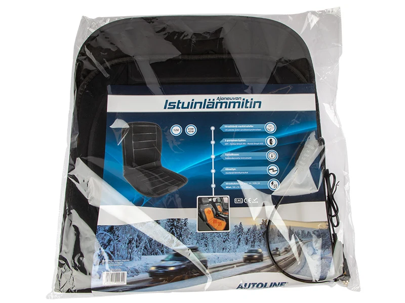 Autoline 12V Varmesæde Pude med Cigarettænderstik (1703-SXH30) - Billede 4