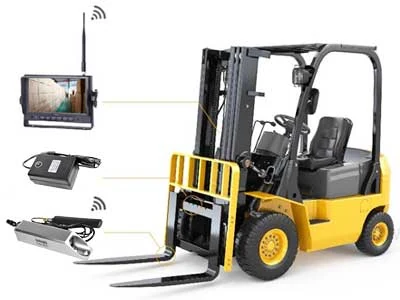 Digitalt Trådløst Gaffeltruck Kamerasystem 12/24V (1705-00012) - Ledekstralys.dk