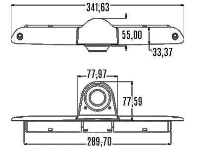 Bremselys Bakkamera til MB Sprinter & VW Crafter (1705-00068) - Billede 3