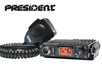 President Bill II ASC CB-radio 12V Ultrakompakt (1705-00561) - Ledekstralys.dk