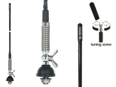 Sirio T3-27 CB-antennesæt 620mm med 4m Kabel (1705-00571) - Ledekstralys.dk
