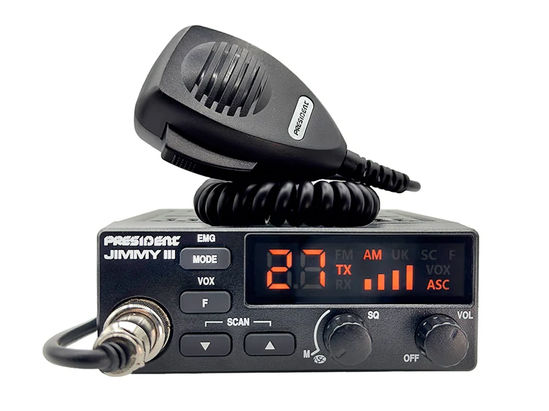 President Jimmy III ASC CB-radio 12V AM/FM (1705-00590) - Ledekstralys.dk
