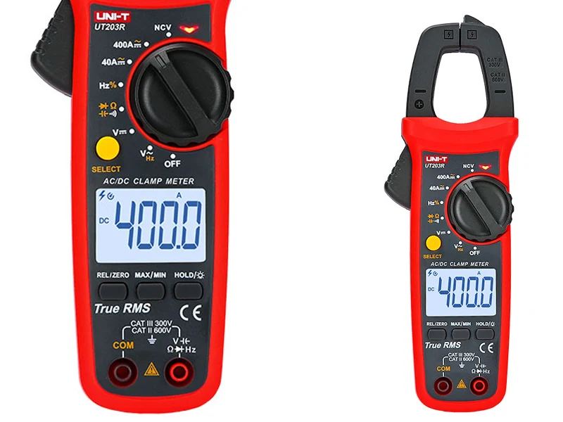 UNI-T Digitalt Tangamperemeter AC/DC (1711-UT203R) - Billede 2