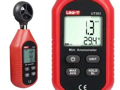 UNI-T Digitalt Anemometer (1711-UT363) - Ledekstralys.dk