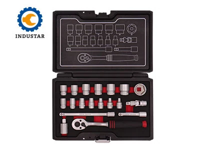 INDUSTAR Toppesæt 3/8" 19 dele (1726-30010) - Billede 2