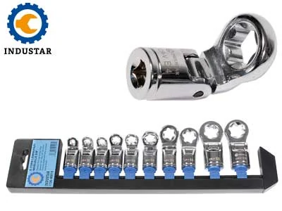 INDUSTAR Fleksibelt E-Torx Ringsæt 3/8" (1726-40019) - Ledekstralys.dk