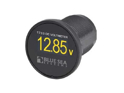 Blue Sea Systems Mini Oled Dc-Voltmeeter 8-36V (1790-1733) - Ledekstralys.dk