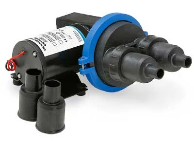Albin Pump Marine Kompakt Bruseafløbspumpe 12V Membran 19 l/min - Ledekstralys.dk