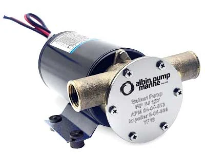 Albin Pump Marine F4 Ballastpumpe 12V Reversibel 45 l/min - Ledekstralys.dk