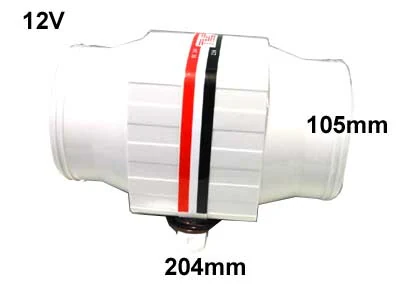 Siroco Marine Motorrums- og Slangeblæser 12V (1800-03704-12V) - Ledekstralys.dk