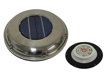 Solcelledrevet Tagventilator Ø 215 mm (1800-72005) - Ledekstralys.dk
