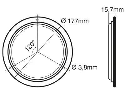 Autoline LED Indoor Light 39xLED 12-24V 2594lm Ultratyndt Kabinelys - Billede 3