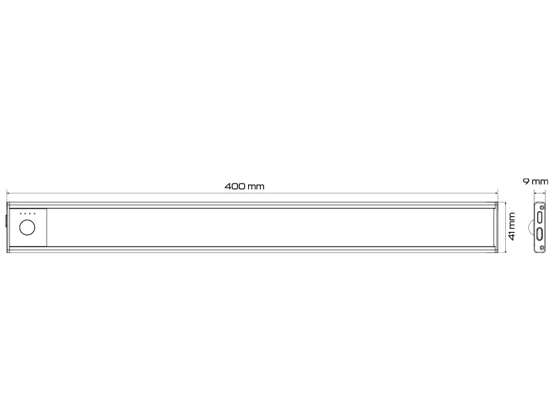 AUTOLINE Genopladelig LED Kabinebelysning med Bevægelsessensor 71 LED 1500mAh - Billede 3