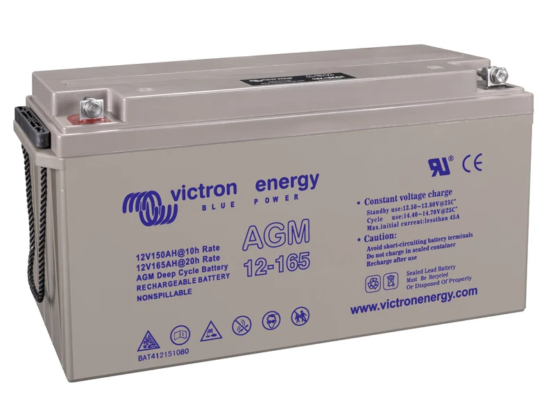 Victron Energy Deep Cycle AGM Batteri 12V 165Ah (1806-4023) - Billede 2