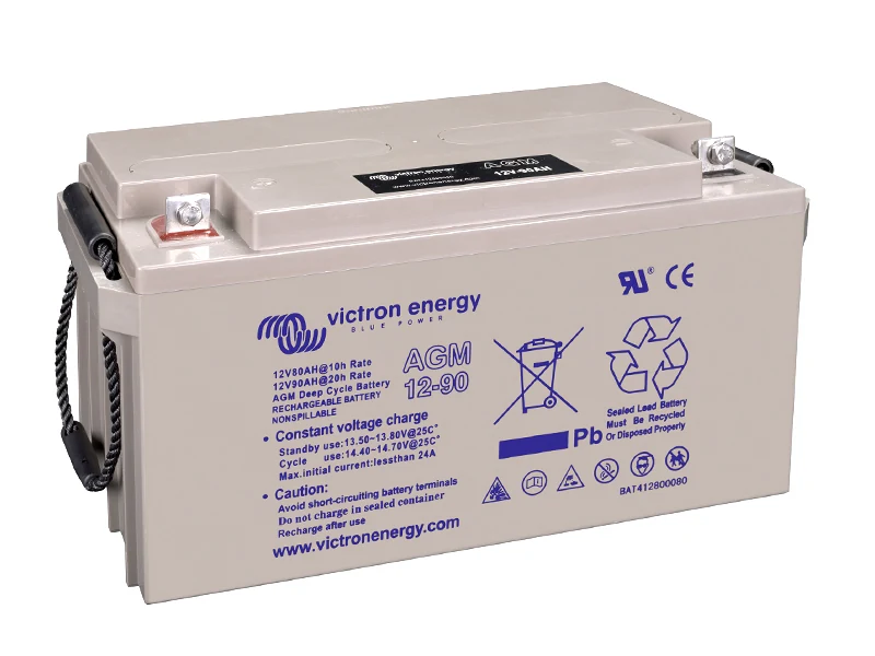 Victron Energy Deep Cycle AGM Batteri 12V 90Ah (1806-4025) - Billede 2