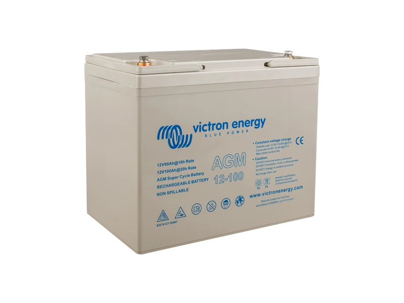 Victron Energy Deep Cycle AGM Batteri 12V 100Ah (1806-4034) - Billede 2