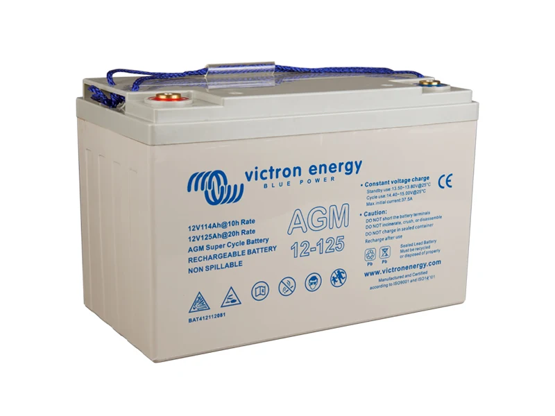 Victron Energy Deep Cycle AGM Batteri 12V 125Ah (1806-4035) - Billede 3