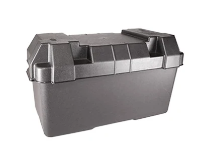 Kraftig Batterikasse med Spændestrop 39,4X18,5X19CM (1806-50003) - Ledekstralys.dk