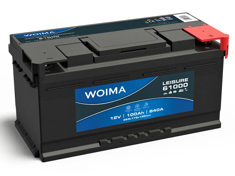 Woima Fritidsbatteri Deep Cycle 12V 100Ah (1806-61000) - Ledekstralys.dk