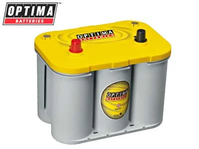 OPTIMA YellowTop AGM Deep Cycle Batteri 12V 55Ah (1810-YTS42) - Ledekstralys.dk
