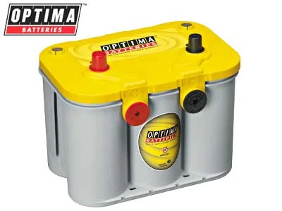OPTIMA YellowTop AGM Deep Cycle Batteri 12V 55Ah (1810-YTU42) - Ledekstralys.dk