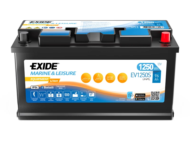Victron Energy LiFePO4 Batteri 12.8V 96Ah (1815-EV1250S) - Ledekstralys.dk