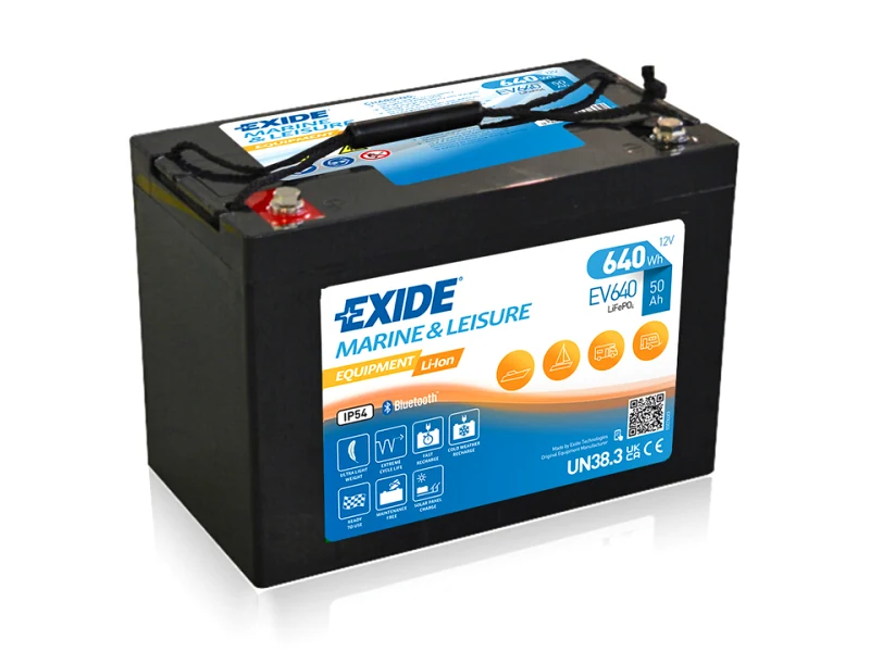 Victron Energy LiFePO4 Batteri 12.8V 50Ah (1815-EV640S) - Ledekstralys.dk