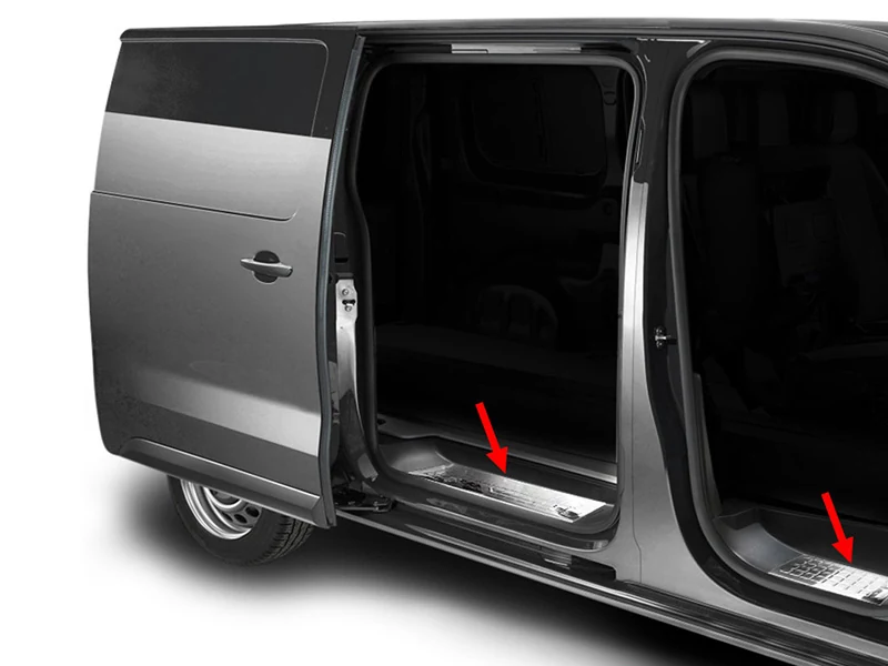 OMTEC Dørtrinsbeskyttere til Citroen Jumpy 2017- m.fl. (1852-10058) - Billede 2
