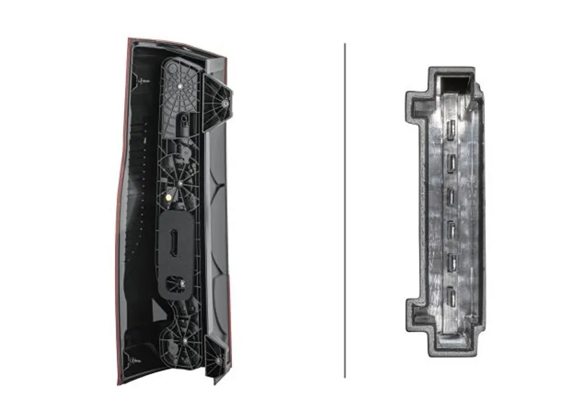 Kombineret Baglygte 12V LED Bremselys og Positionslys ECE-Godkendt - Billede 2