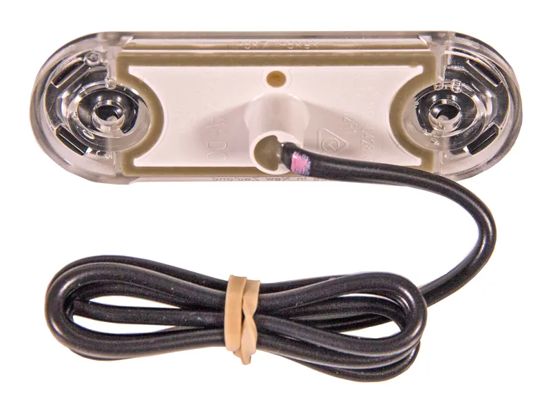 HELLA LED Sidemarkeringslys Rød 0.5W 12-24V - Forsænket Montering - Billede 2