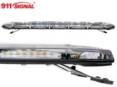 LED Beacon Panel 165W Advarselslys Amber 1422mm 10-30V ECE R65 - Ledekstralys.dk