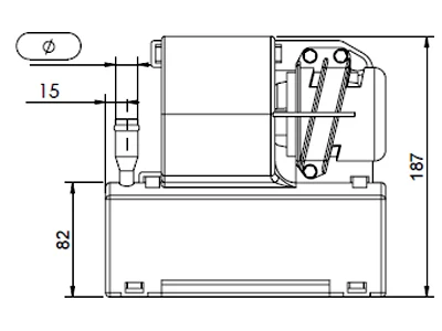 Siroco Bali Vandbåret Varmeapparat 12V 1.85 kW (9000-1243) - Billede 4