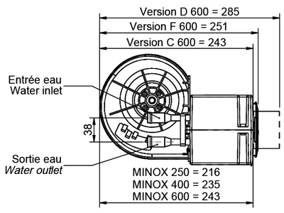 Siroco Minox Vandbåret Varmeapparat 24V 4.6 kW (9000-1377) - Billede 2