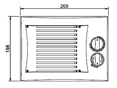 Siroco Arizona Vandbåret Varmeapparat 24V 2.8 kW (9000-1841) - Billede 2