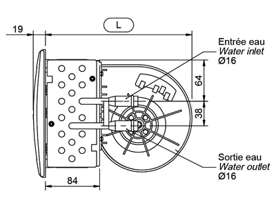 Siroco Arizona Vandbåret Varmeapparat 12V 5.6 kW (9000-1846) - Billede 3